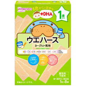 日本Wakodo和光堂婴幼饼干 酸奶威化 12个月+