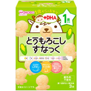日本Wakodo和光堂婴幼饼干 玉米泡芙12个月+
