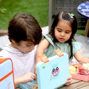 CITRON - Lunch box Bento Style - 4 compartments with Accessories