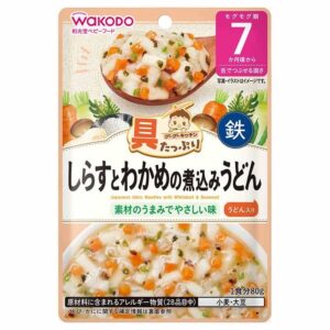 和光堂即食泥 小银鱼蔬菜乌冬面  7个月-3岁