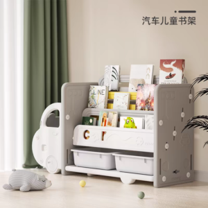曼龙-小汽车儿童乐趣书架收纳架