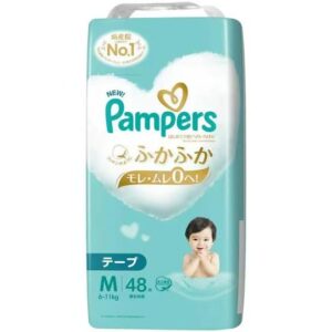 Pampers Premium Tape Nappies Size M 48PK (6-11KG) - NEWEST VERSION