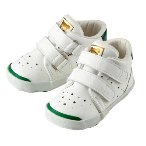 MIKI HOUSE Double B Second Shoes Leather White