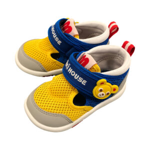 MIKIHOUSE BABY SHOES ”Blue and Yellow Bear”