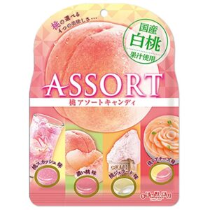 Senjaku扇雀饴白桃 草莓糖果 四种口味混合 81g