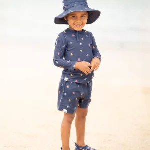 Swim Kids Rashie Half Zip Classic and Boardshorts