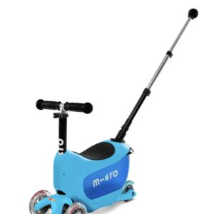 MICRO Mini2Go Deluxe Plus Ride On Scooter Blue
