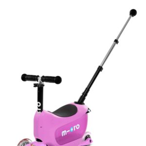 MICRO Mini2Go Deluxe Plus Ride On Scooter Pink
