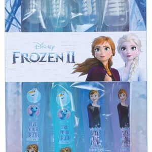 Skater 冰雪奇缘牙刷套组, For Children 3-5 Years Old, Soft, 8 Pieces, 5.5 inches (14 cm), Disney Frozen 2