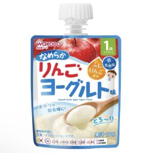 和光堂果冻泥吸吸乐 苹果味酸奶
