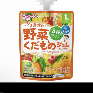 和光堂果冻泥吸吸乐 橙子蔬菜味