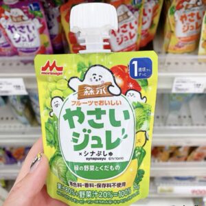 日本森永Morinaga宝宝吸吸乐无添加水果泥 1岁+ 青提柠檬苹果味