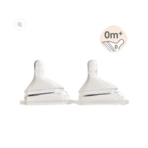 Hegen Teat Extra Slow Flow, 2-Pack (0 Months)