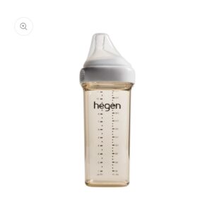 Hegen PCTO™ 330ml Feeding Bottle PPSU WHITE with Fast Flow Teat (6 Months +)