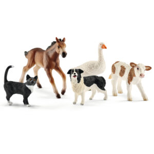 Schleich-Assorted Farm World Animals 5PC