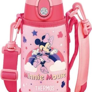 Thermos Vacuum Insulated 2-Way Bottle 0.6L Minnie Pink