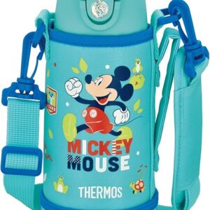 Thermos Vacuum Insulated 2-Way Bottle 0.6L Micky mint