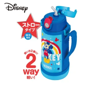 Thermos Mickey Blue Vacuum Insulated Water Bottle 0.6L