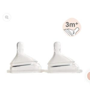 Hegen Teat Med Flow, 2-Pack (3 to 6 Months)