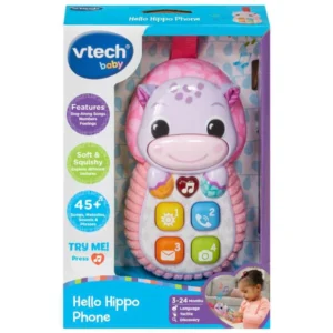 VTech Hello Hippo Phone - Pink