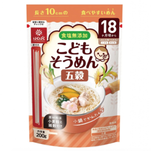 Hakubaku Baby Noodles Five Grains Somen 200g 12M+