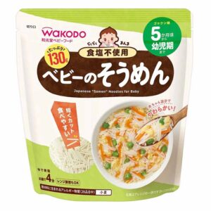 日本和光堂wakodo婴儿无盐细碎面 宝宝辅食面条5月+