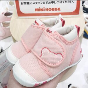 MIKI HOUSE First Baby Shoes Pink