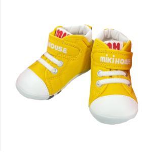 MIKI HOUSE First Shoes 10-9305-497 yellow