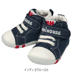 MIKI HOUSE First Shoes 10-9305-497 Indigo Blue